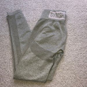 Gymshark high waisted flex leggings khaki green